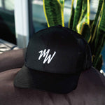 Black cap with white Midweek logo